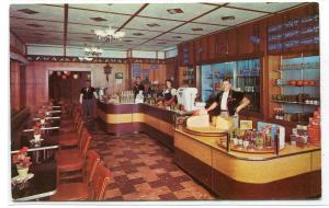 Alpine Cheese Factory Cheese Coffee Shop Interior Wilmot Ohio postcard