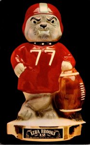 Alcohol Ezra Brooks The Bulldog Postcard