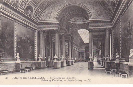 France Versailles La Galerie des Batailles Palais de Versailles