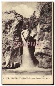 Old Postcard Gorges du Loup Le Saut du Loup