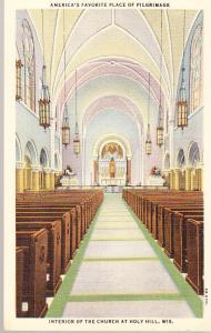 Wisconsin - Interior of the Church at Holy Hill