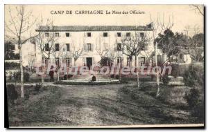 Postcard Old Camp Carpiagne The Officers Mess