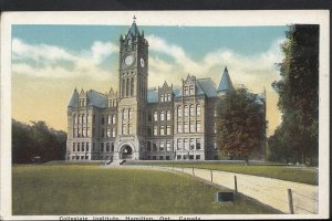 Canada Postcard - Collegiate Institute, Hamilton, Ontario  RT2068