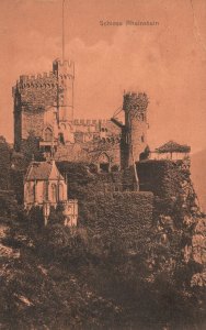 Vintage Postcard Schloss Rheinstein Castle Trechtingshausen, Germany