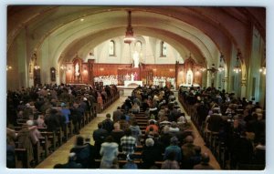 St. Joseph's Oratory of Mount Royal crypt church interior CANADA Postcard