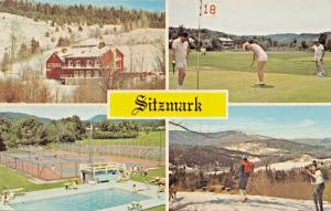 WILMINGTON VERMONT~SITZMARK-SKI TOURING CENTER-18 HOLE GOLF COURSE POSTCARD 