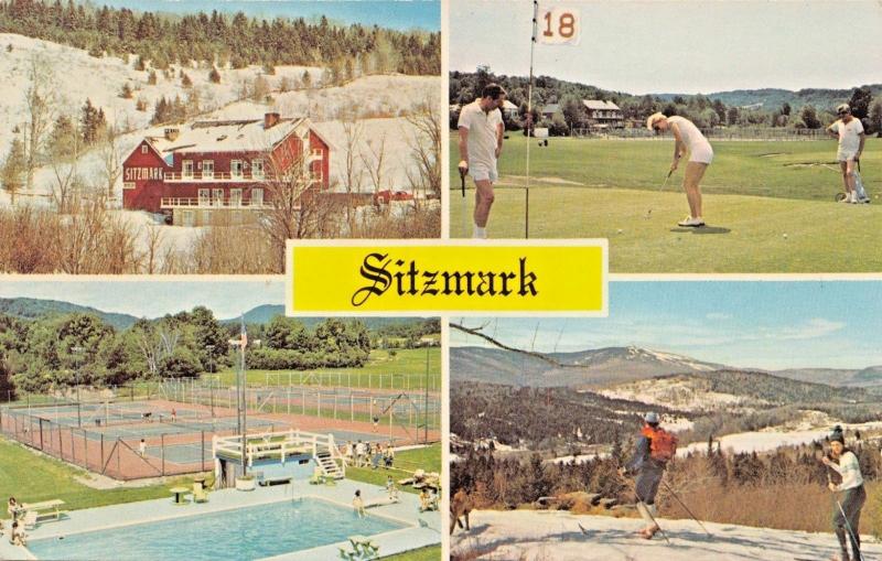 WILMINGTON VERMONT~SITZMARK-SKI TOURING CENTER-18 HOLE GOLF COURSE POSTCARD 