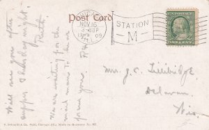 Public Library Chicago Illinois IL 1909 Postcard D53