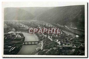 Old Postcard The Hall Ardennes Revin General view