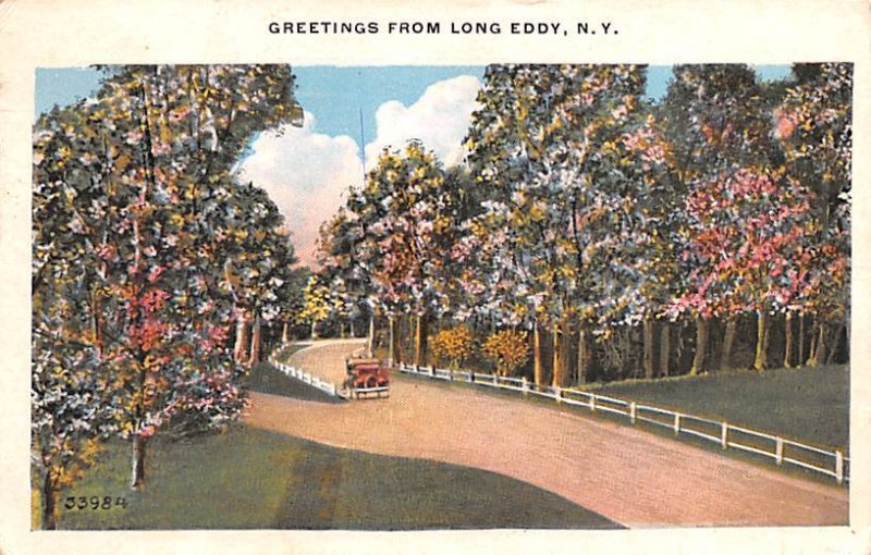 Greetings from Long Eddy Walter Kerr Prop New York  