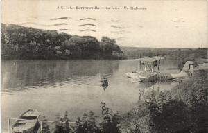 CPA SARTROUVILLE-La SEINE-Un Hydravion (260740)