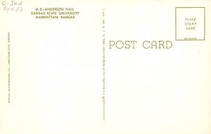 Anderson Hall Kansas State University Manhattan Kansas