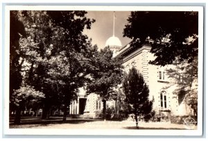 c1940's Nevada State Capitol Building Carson City NV Vintage RPPC Photo Postcard 