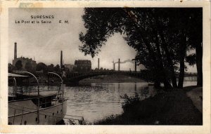 CPA Suresnes Le Pont et la Seine (1315010)