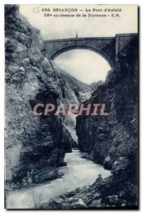 Old Postcard Briancon Bridge of Asfeld above the Durance