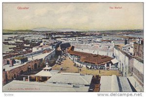 View Of The Market, Gibraltar, 1900-1910s