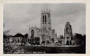 D64/ Bryn Athyn Pennsylvania Pa Real Photo RPPC Postcard c30s Cathedral Church