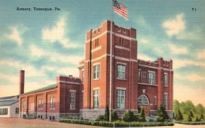 Vintage Postcard Armory Building Tamaqua Pennsylvania PA Ramsay Mebane Pub.