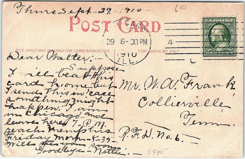 Postcard WI Waukesha Dunbar Ave. Boarding House Row 1910 AN18