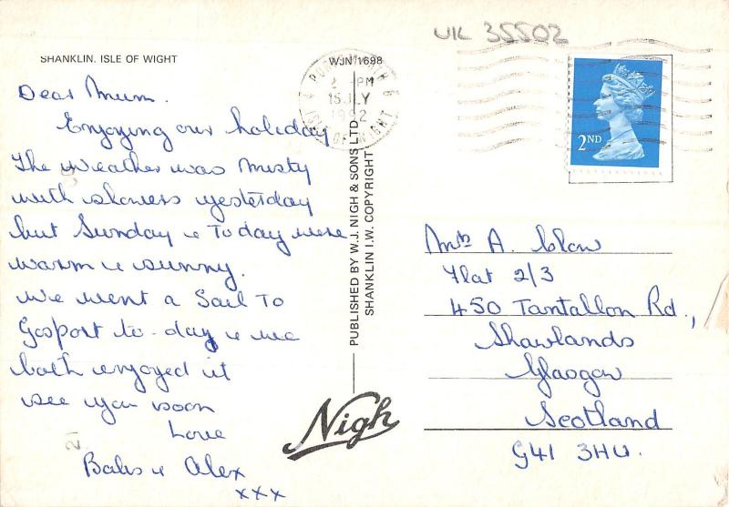 uk35502 shanklin isle of wight   uk lot uk 2