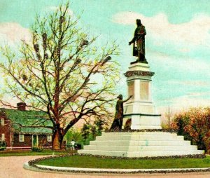 Roger Williams Park Monument Providence Rhode Island RI UNP UDB Postcard Q18