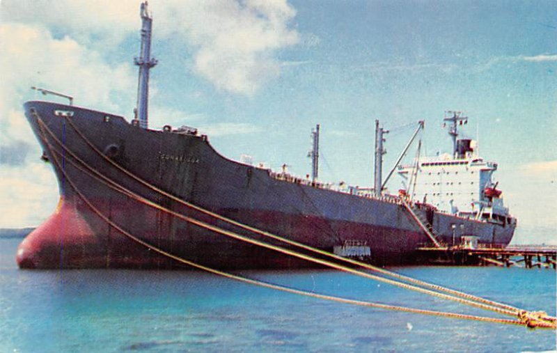 Ms Conestoga Mobil Tanker Cabras Island Guam Unused 