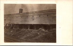 Real Photo Postcard Miraflores Power House 1909 Panama