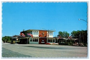 c1950's Canadian Customs Building Boissevain Manitoba Canada Postcard