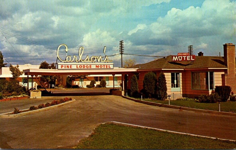 Washington Spokane Carlson's Pine Lodge Motel