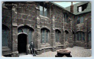 MANCHESTER The Cloisters Cheetham Hospital ENGLAND UK Postcard