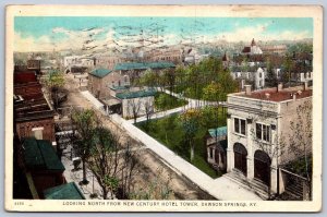 K46/ Dawson Springs Kentucky Postcard c1910 New Century Hotel Stores 48