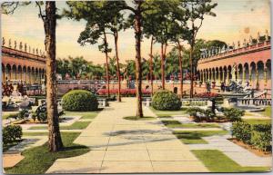 Inner Court of Ringling Art  Museum, Sarasota Florida