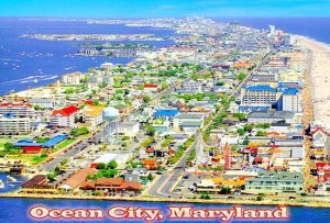 MARYLAND: Ocean City Aerial View