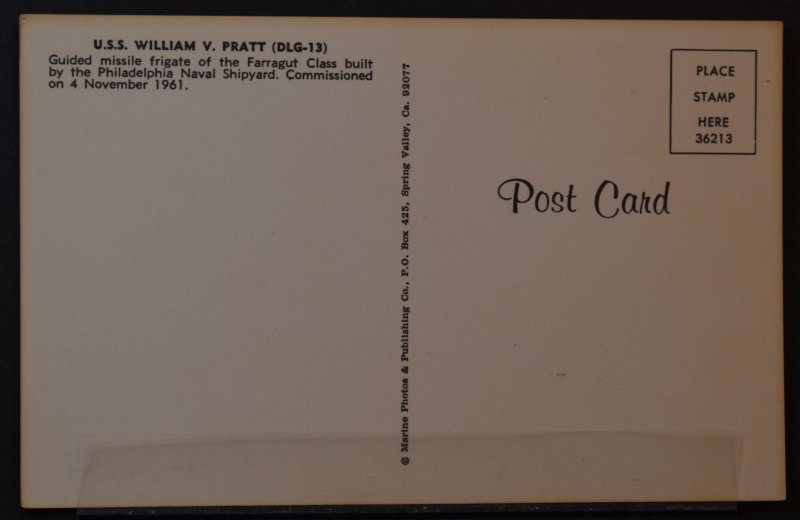 US Navy Ship - U.S.S. William V. Pratt [DLS-13]