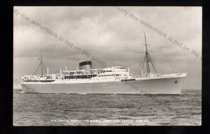 UC064 - Union Castle Liner - Capetown Castle - postcard