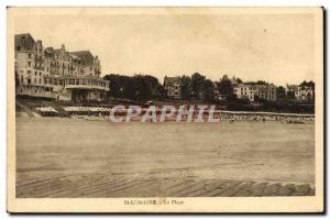 Postcard Old St Lunaire Beach