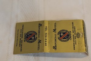 Provincial Motel New Orleans Louisiana AAA 30 Strike Matchbook Cover
