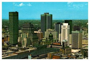 Postcard CITY SKYLINE SCENE Montreal Quebec QC AS5305