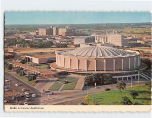 Postcard Dallas Memorial Auditorium, Dallas, Texas