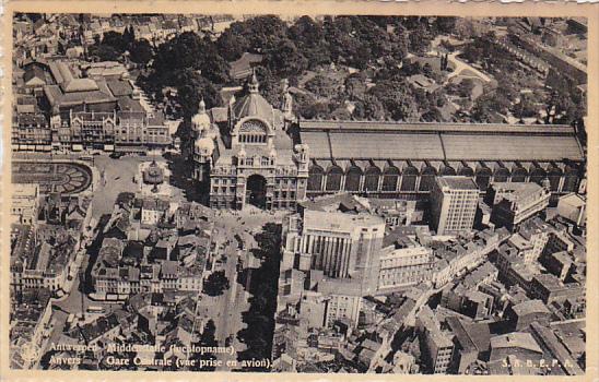 Belgium Anvers Gare Centrale 1931