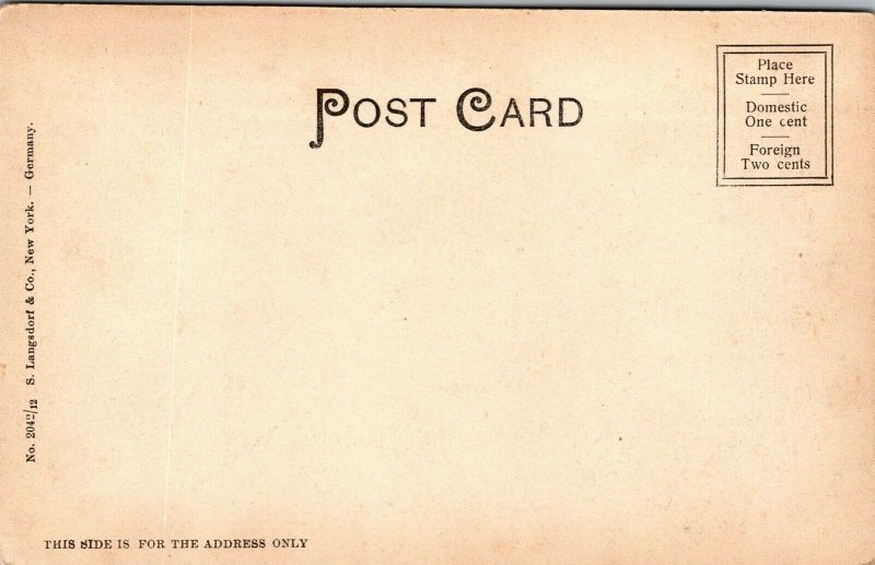 Vtg Lynn Massachusetts MA View of Market Street Unused Pre-1907 UDB Postcard