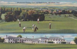 Ohio Mansfield Westbrook Country Club and Golf Course Curteich