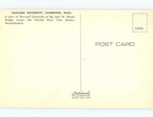 Unused Pre-1980 Harvard University - Cambridge Boston Massachusetts MA E0114@