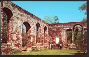 North Carolina BRUNSWICK TOWN Ruins of Old St. Philip's Church 1754-1768 Chrome