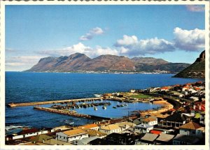 Cape Town, South Africa  KALK BAY~FISHING VILLAGE Bird's Eye View  4X6 Postcard