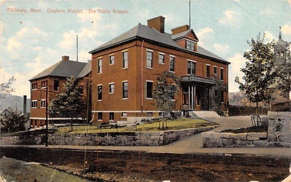 Cleghorn District in Fitchburg, Massachusetts The Public School.