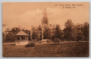 Ft Wayne Indiana School Feeble Minded Youths Postcard H21