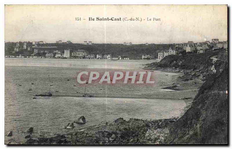 Old Postcard Saint Cast Le Port