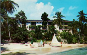 Plantation Inn Ocho Rios Jamaica Boat Beach Unused Postcard G95