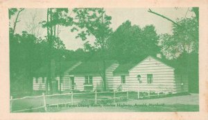 GREEN HILL FARMS DINING ROOM RITCHIE HWY ARNOLD MARYLAND POSTCARD (c. 1930s)